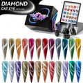 JTING Promotional New Style 24color Diamond Cat Eye Gel Polish Collection Box With Unique Color Book Shiny Cat Eye Gel Polish