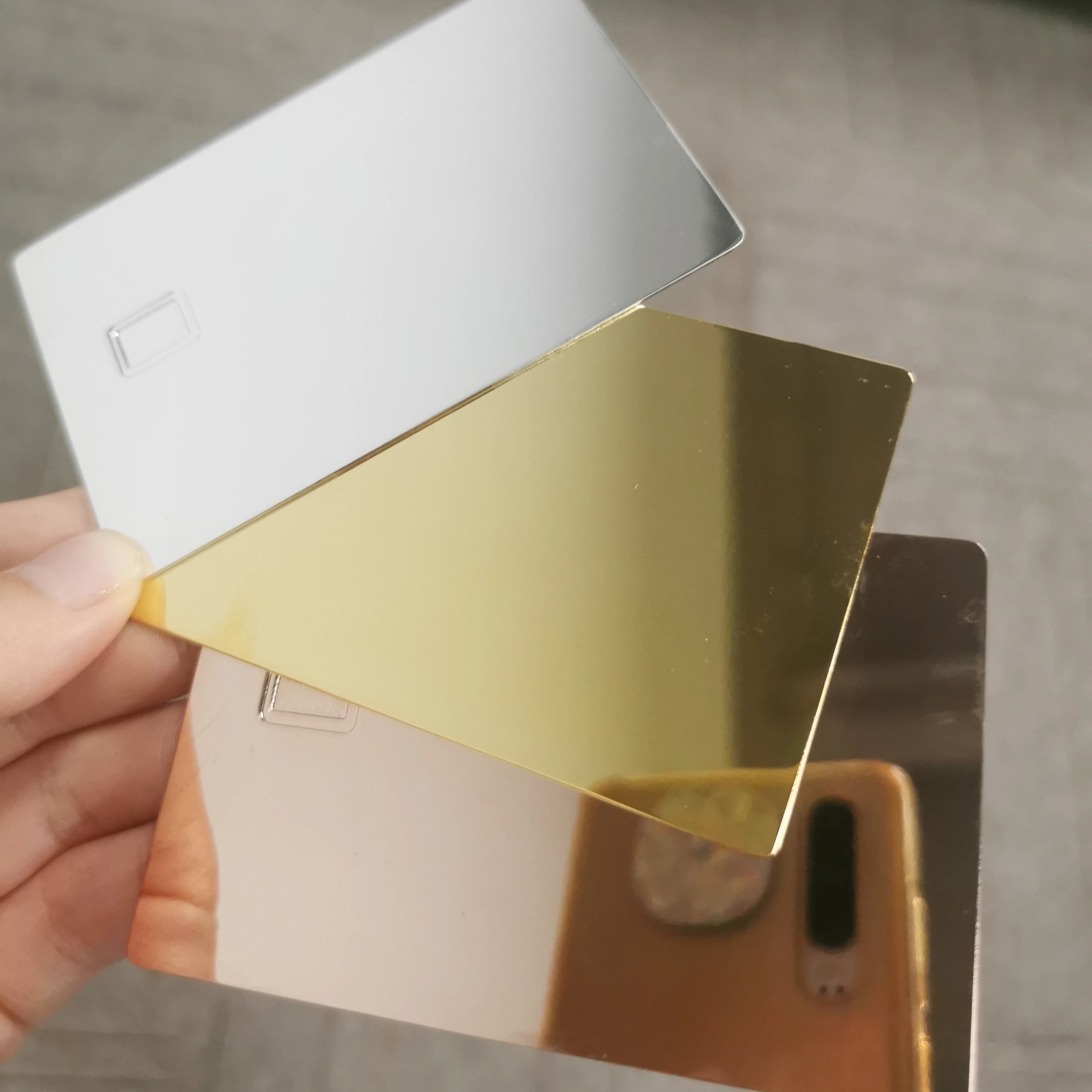 Good Price Fashion Stainless Steel Rfid Nfc Metal Membership Card/business Name Cards