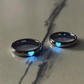 New Product 2022 Fashion Couple Ring Brass Adjustable Couple Ring Heart Luminous Ring