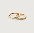 Wholesale Custom 18k Gold Plated 925 Sterling Silver Zircon Fine Jewelry Luxury Minimalist Small Hoop Earrings for Girls