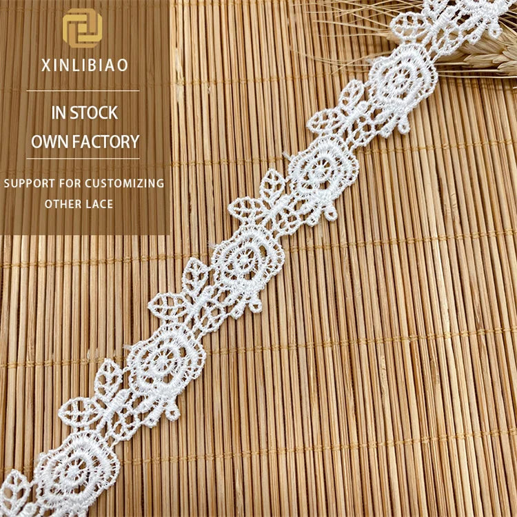Small Water-Soluble Polyester Silk Bar Code Lace Embroidery Women's Clothing Accessories