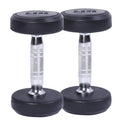 5KG 50KG Indoor Gym Fitness Equipment Dumbbell Durable Using Durable Using Rubber Hexagon Dumbbells