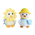 Wholesale Changrui FR-592 Small Colorful Crochet Kit Beginners Yarn PP Cotton Plastic Step-By-Step Video Tutorials DIY