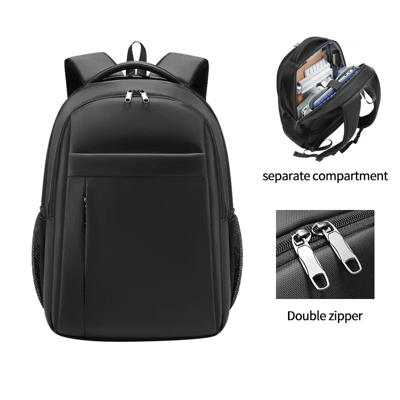 Wholesale New High Quality Custom logo Oem Business Men Waterproof School Bags Laptop Backpack for Men