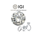 VOAINO Custom 1 Carat 0.01-3 Carat Round Cut CVD Man Made Diamond Price IgI GIA HPHT Synthetic Genuine Lab Grown Diamond