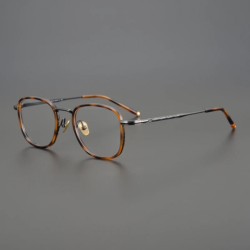 Shenzhen Quality Unisex Anti Blue Light Eyeglasses Rectangle Full-Rim Titanium Computer Glasses Frame Simple Design Special