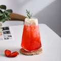 Wholesale Creative Soda Water Glass Sparkling Fruit Juice Glass Highball Cocktail Glass for Home Restaurant
