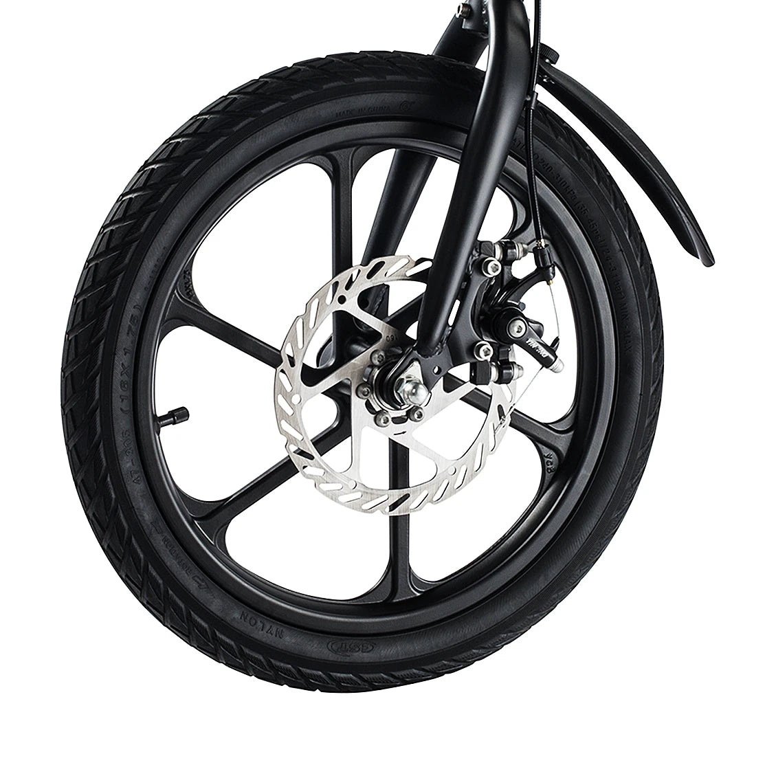 DYU Electric Bike 16-Inch Rubber Tires for Comfortable Biking Experience