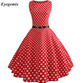 Hot Sale Products Summer Office Pin up Retro 50s 60S Retro Dresses Women Lady Elegant Party