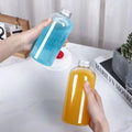 500ml Clear Round PET Plastic Drinking Beverage Bottle BPA-Free Aluminum Screw Cap Food Grade Juice Packaging