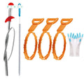 Plastic Orange Drain Cleaner/Drain Snake Unblock Your Drain
