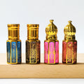 6ml Packaging Container Gold Glass Roll on Bottle Empty Essential Oil Roller Bottle With Golden Lid
