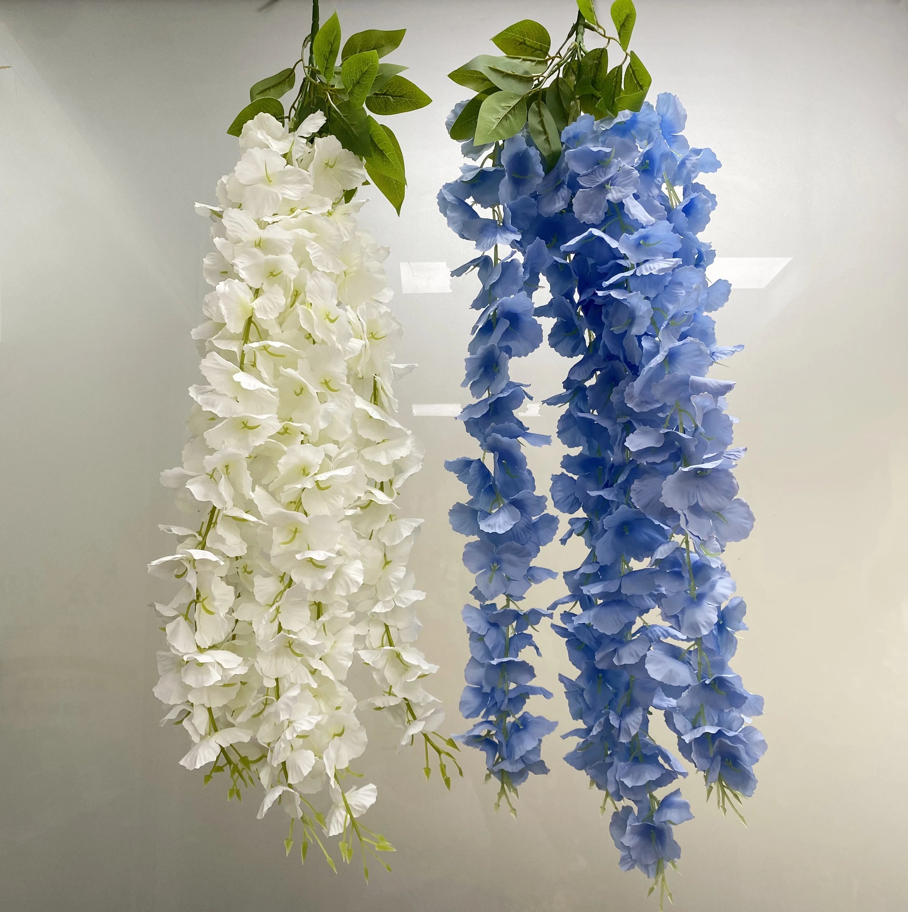 Vv251 High Quality Artificial Hydrangea Artificial Flower 5 Branches Silk Flowers Wedding Ceiling Flowers Home Hotel Decorations