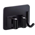 Self-Adhesive Reusable Wall Mount Stainless Steel Hook Waterproof Home Kitchen Bathroom Organizer Broom Mop Holder Clothing
