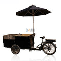 Outdoor Food Bike Cart Mobile Fast Coffee Trike Electric Food Tricycle for Sale Europe