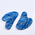 Huiying Face Guasha Heart Face Gua Sha Blue Aventurine Scraping Face Guasha Board Jade Heart Facial Massage Tools