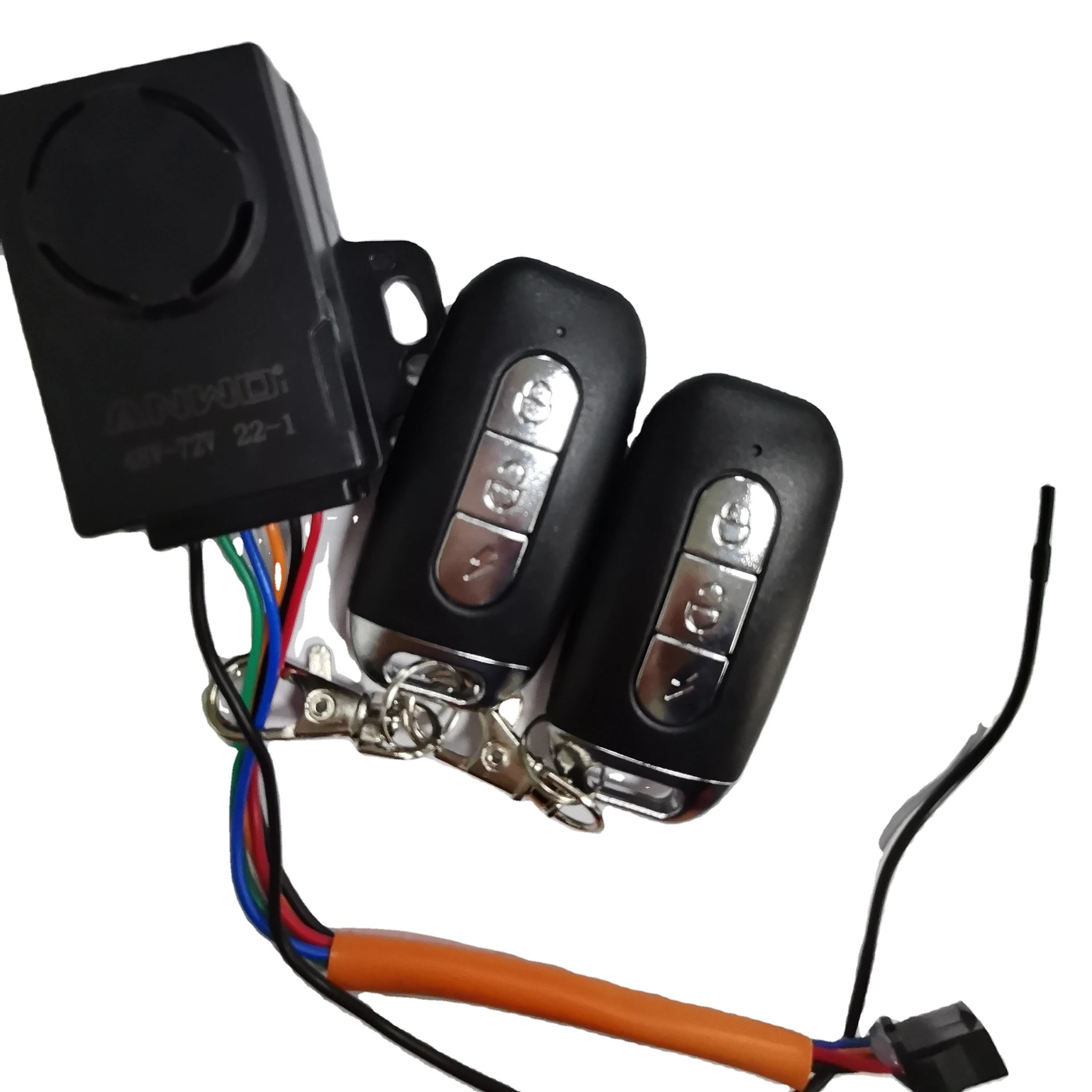 36-72V Electric Bicycle Anti Theft Alarm System Electric Scooter Remote Control Key