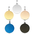 Custom Logo 2 Style Hole 4 Colors Plated Stainless Steel Oval and Round Shape Dog Tags