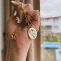 Fashion Jewelry New Arrival Handmade Colorful Painted Enamel Stainless Steel Necklace Rabbit Fine Necklaces for Women