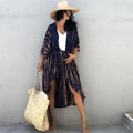 Hot Woman's Swimsuit Cover up Custom Swimsuits Dress Cover up Women Tie-dye Beach Sunscreen Bikini Swimwear Jacket Cover Ups