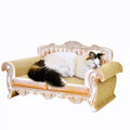 Princess Style Corrugated Cardboard Cat Lounge Scratching Sofa Bed Cat Trees & Scratcher Poster Board