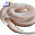 4 Inch Flexible Clear PU Plastic Vacuum Hose 1.5-20m Length for Industrial Dust Collector Woodworking Dust Extraction