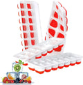 Custom BPA Free Silicone Ice Cube Mould Easy Release Stackable Ice Trays for Drinks