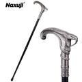 Aluminum Alloy Cobra-Head Luxury Walking Stick Canes Decorative Walking Cane Man Elegant Fashion Vintage Walking Stick