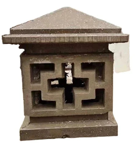 Plastic  Concrete Hollow Lamp Lantern Decorative Mold for Garden Yard Decoration