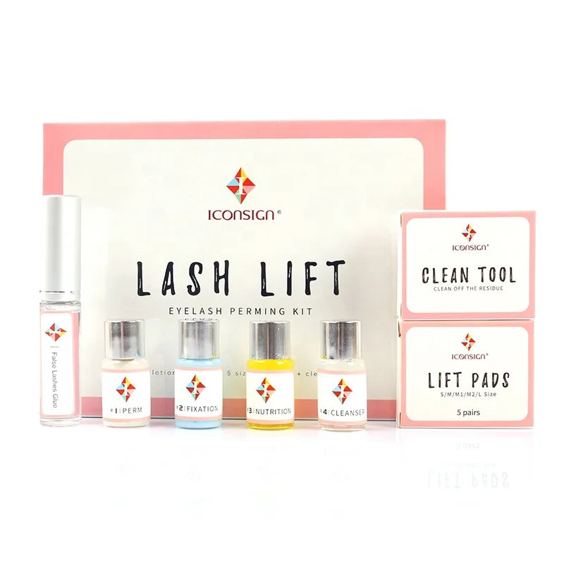 Hot Sell Iconsign Long Lasting Eyelash Lift Kit Private Label Lash Perming Kit for Sale with Oem Service
