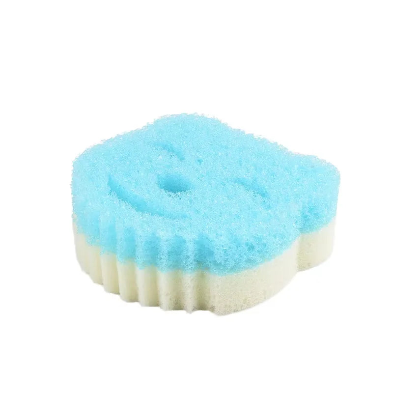 Woxin Cartoon Style Custom PU Steel Dish Sponges Daily Cleaning Scrubbing Washing Sponge for Kitchen Use
