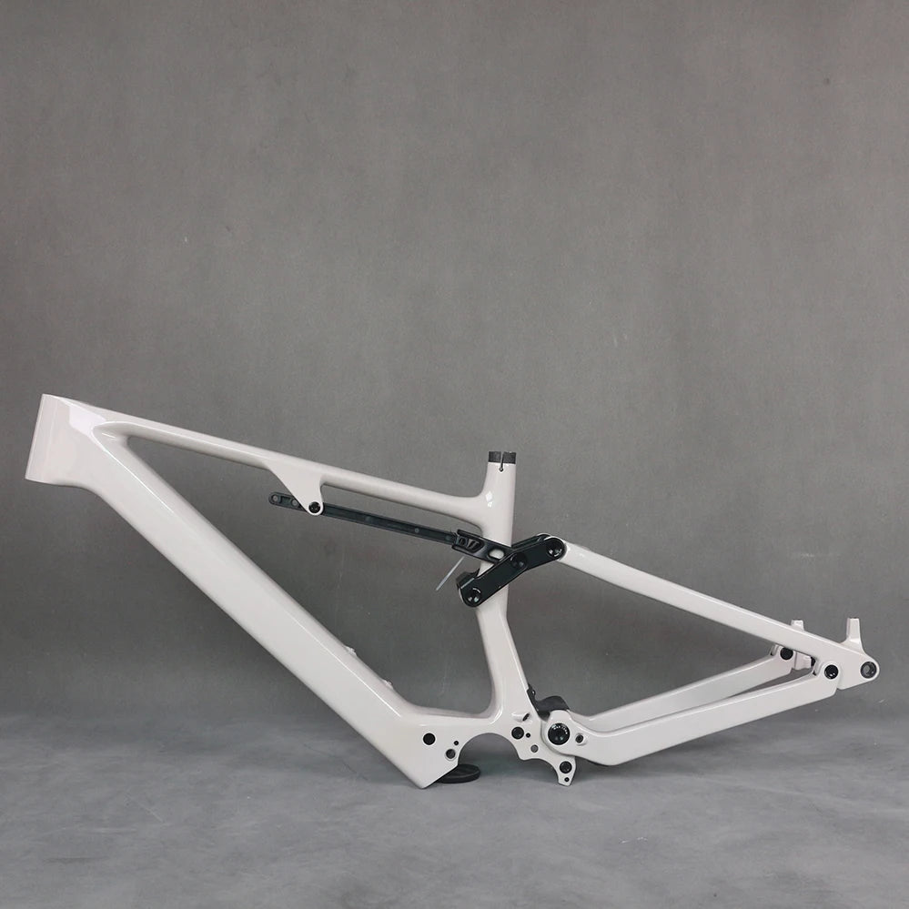 29er MTB Suspension Frame Electric Dual Suspension Mountain Bicycle Carbon Frame M820 Motor E-Bike 29*2.6'' Tire Only M Size E67