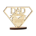 Memorial Personal Gift Handmade Diy Home Decoration Wood Crafts for Dad Mother Day Thanksgiving Day