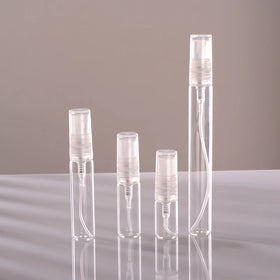 Best Sale Glass Perfume Bottles Plastic Cap and Plastic Spray 1ml 2ml 3ml 5ml 10ml Glass Spray Atomizers