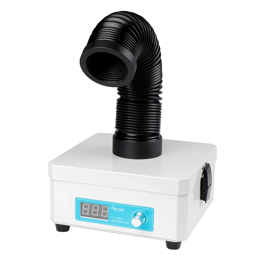 Chuera 130XP 30W Fume Extractor Soldering Smoke Purifier Deodorizing Fog Filter Suction Smoke Discharge Small Desktop Instrument