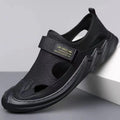 Clearance Price JM Men's Trendy Thick-Soled PVC Midsole Fashion Running Sneakers Slip-On New Style Closed Toe Mesh Sandals
