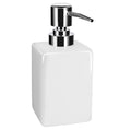Modern Ceramic Foam & Double Soap Dispenser with Hand Pump for Home Bathroom Kitchen & Office Use