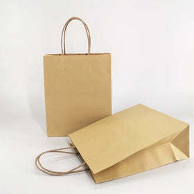 Wholesale China Manufacturer Recycled Custom Small Kraft Brown Paper Bags for Packing