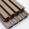 Waterproof Eco-Friendly Great Wall Slatted/Fluted WPC  Building Materials 3D WPC Wall Panel for Interior Decoration