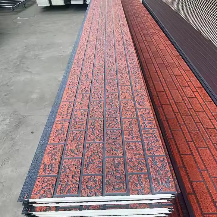 Building Prefab Wall and Roof Foam Insulation Polyurethane PU Sandwich Panel Metal Sandwich Panel