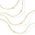 Wholesale Non Tarnish Gold Plated love Heart Pendant Necklace Stainless Steel Necklaces for Girls Women