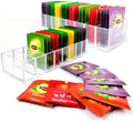 Tea Bag Holder Storage Kitchen Pantry Cabinet Countertop Food OrganizerFor Beverage Bags| Sweeter Ketchup Packets Spice 8 Cells