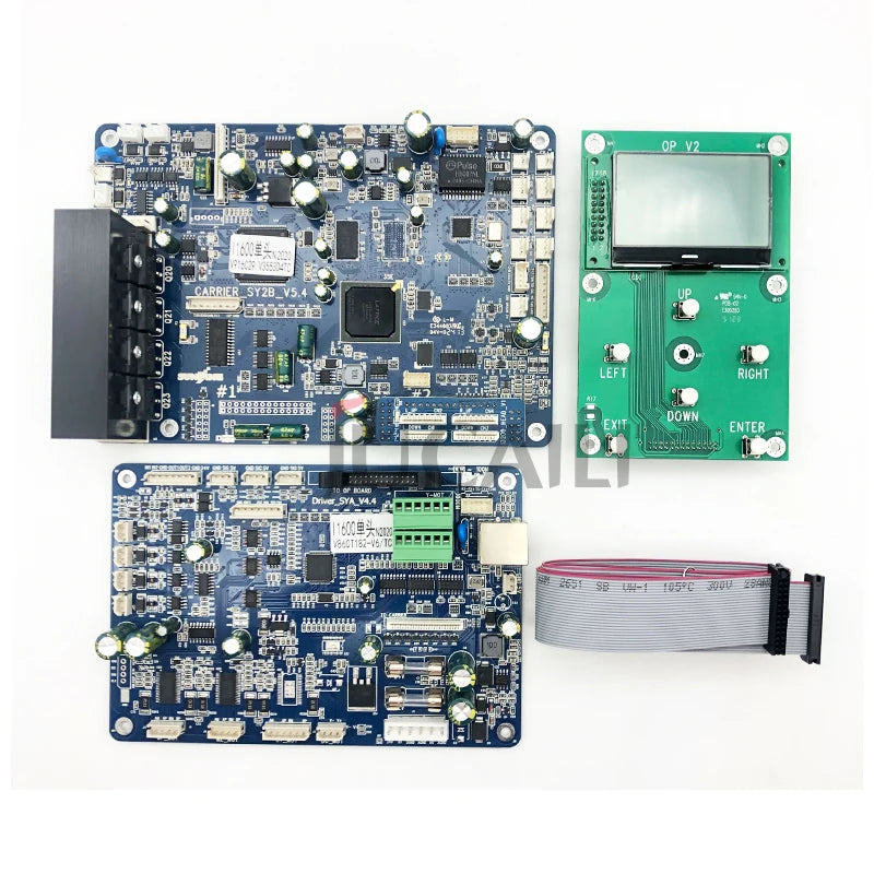 Jucaili Senyang I1600 Board Kit for Epson I1600 E1 A1 U1 Single Head Main Board for Large Format Printer Sunyang Board Set