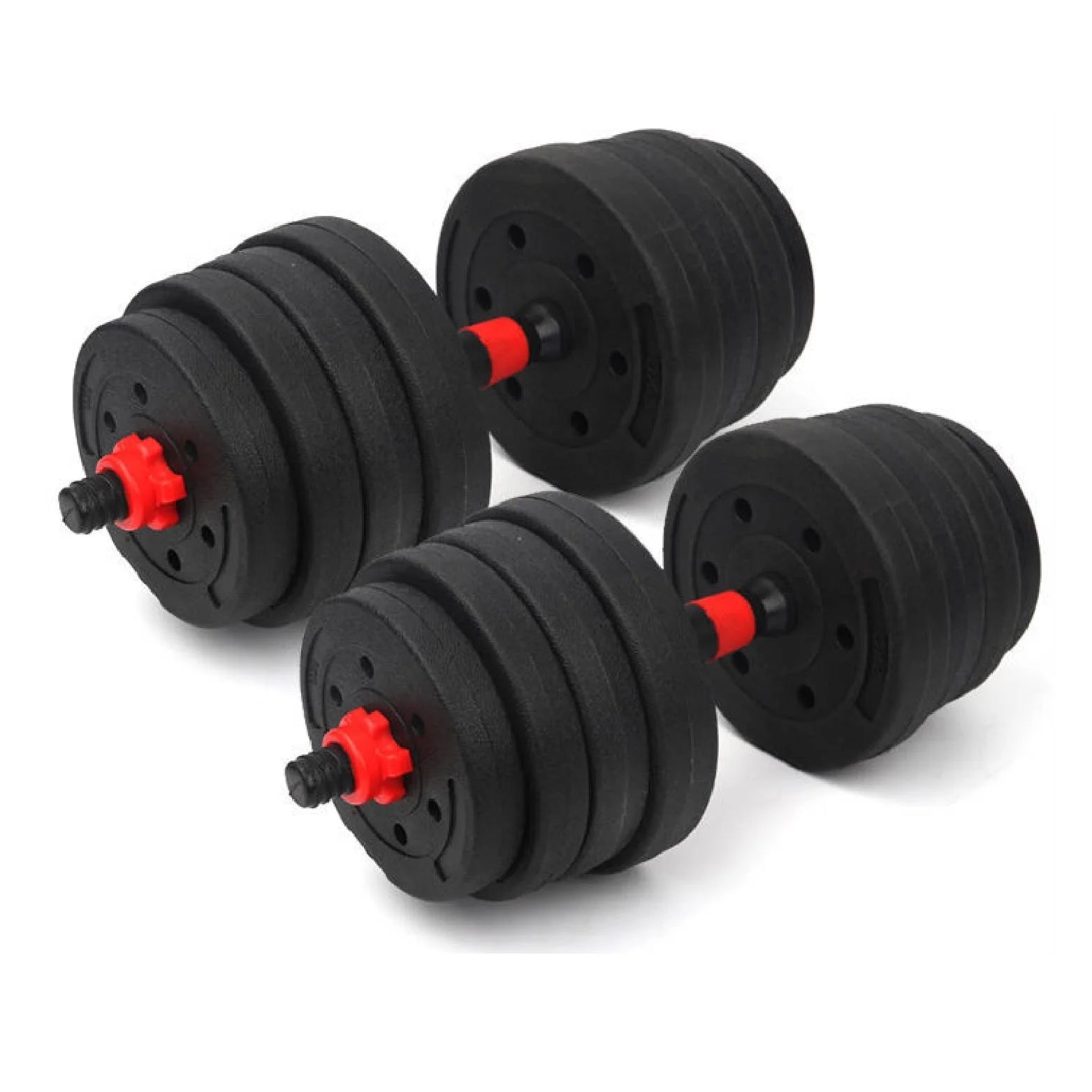 Huali 40kg Gym Equipment Dumbbell Set Adjustable Iron Dumbbells Cheap Black Painted Dumbbell S