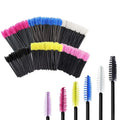 Disposable Plastic Eyelash Brush Mascara Wand Multicolor Lash Brush Coloful Eyebrow Comb Eyelash Extension Brushes