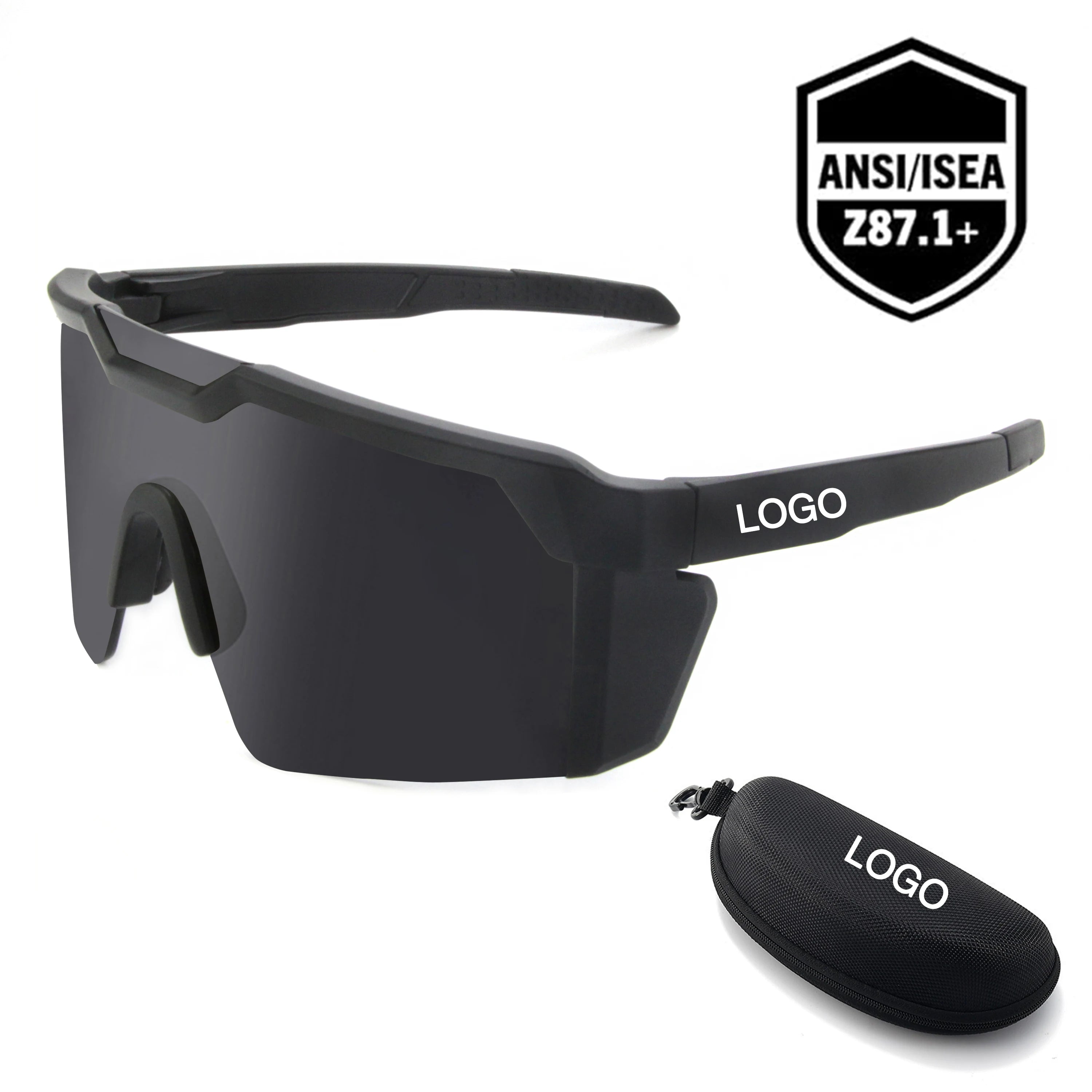 MLM Factory Wholesale Outdoor Best Lens Material for TR90 Safety Glasses Z87  With Side Shields Sunglasses Men