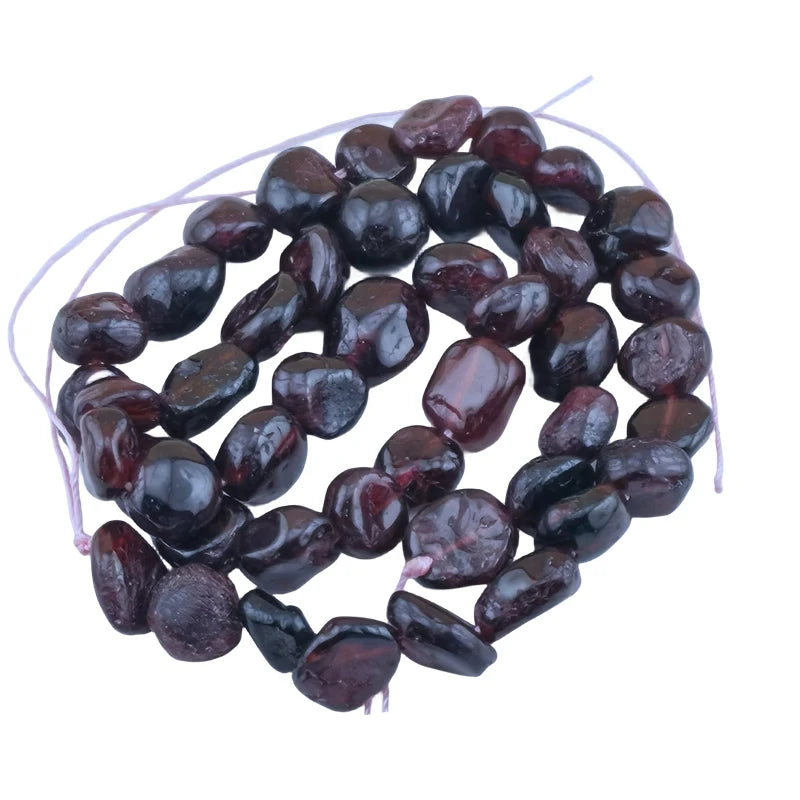 Wholeasae Fashionable Tumbled Rough Irregular Natural Red Garnet Bead Gemstone Beads 8-12mm