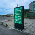 High Brightness 75-Inch Double Sided IP65 Outdoor LCD Display 2500 Nits Digital Signage for Advertising Screen