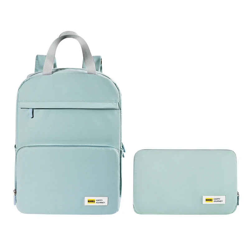 New Solid Color Foldable Lightweight Waterproof Oxford Travel Bag Fashionable Unisex Student Backpack With Custom Logo