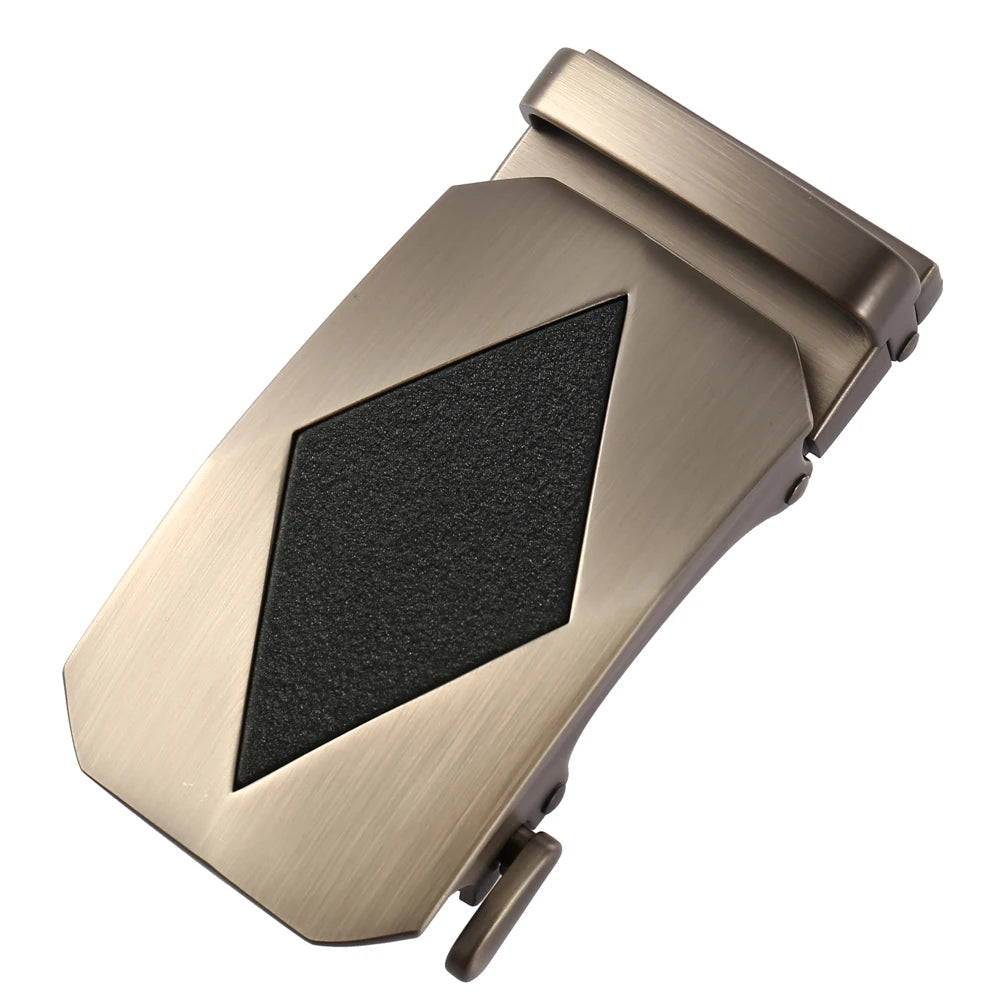 Wholesale Good Quality Black Frosted Ratchet Automatic Belt Buckle-561888